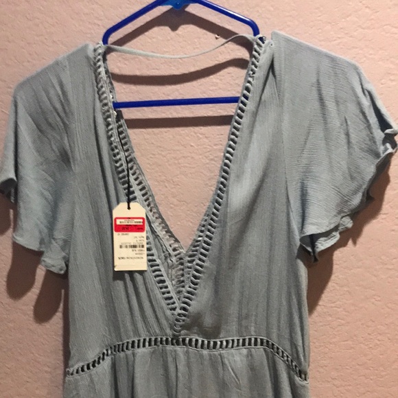 Blue flowy dress. - Picture 3 of 3